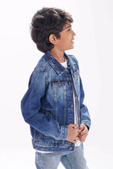 Boy's Jacket (2-7Y) (Medium Wash)