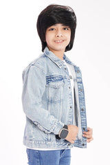 Boy's Jacket (2-7Y) (Light Wash)