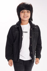 Boy's Jacket (2-7Y) (Black)