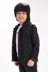 Boy's Jacket (2-7Y) (Black)