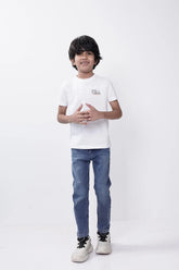 Boy's Denim Pant (8-13Y) (Medium Wash)