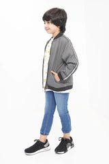 Boy's Jacket (8-11Y) (Grey)