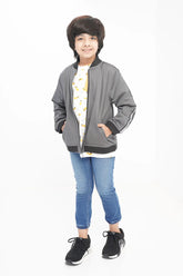 Boy's Jacket (8-11Y) (Grey)