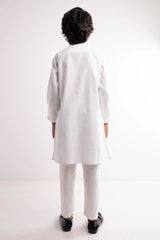 Boy's Panjabi (8-13Y) (White)