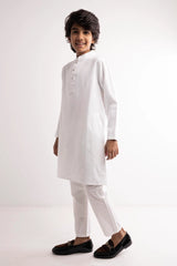 Boy's Panjabi (8-13Y) (White)