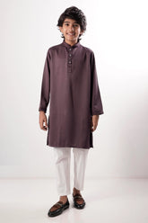 Boy's Panjabi (8-13Y) (Purple)