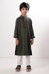 Boy's Panjabi (2-7Y) (Green)