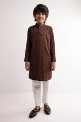 Boy's Panjabi (8-13Y) (Umber)