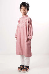 Boy's Panjabi (8-13Y) (Red)