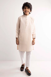Boy's Panjabi (8-13Y) (Pastel Brown)
