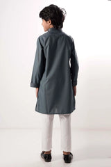 Boy's Panjabi (8-13Y) (Blue)
