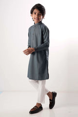 Boy's Panjabi (8-13Y) (Blue)