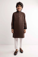 Boy's Panjabi (2-7Y) (Brown)