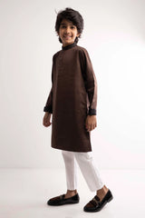 Boy's Panjabi (2-7Y) (Brown)