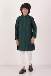 Boy's Panjabi (8-13Y) (Green)