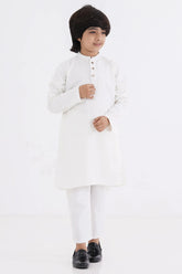 Boy's Panjabi (8-11Y) (White)