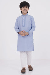 Boy's Panjabi (8-13Y) (Sky Blue)