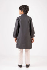 Boy's Panjabi (2-7Y) (DK. Grey)
