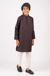 Boy's Panjabi (8-13Y) (Purple)