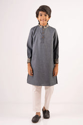 Boy's Panjabi (8-13Y) (Blue)