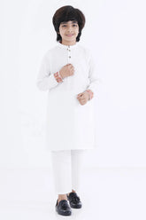 Boy's Panjabi (8-11Y) (White)