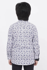 Boy's Shirt (2-7Y) (Blue Printed)