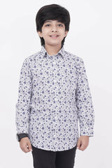 Boy's Shirt (2-7Y) (Blue Printed)
