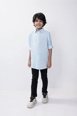 Boy's Shirt (8-13Y) (Sky Blue)
