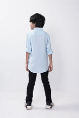 Boy's Shirt (8-13Y) (Sky Blue)