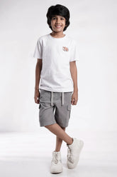 Boy's Shorts (8-13Y) (Grey)