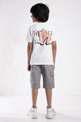 Boy's Shorts (8-13Y) (Grey)