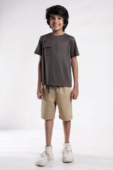 Boy's Shorts (8-13Y) (Khaki)