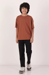 Boy's T-shirt (8-13Y) (Brown)