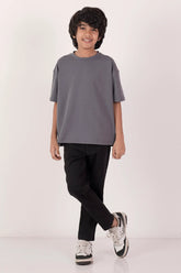 Boy's T-shirt (8-13Y) (Bluish Grey)