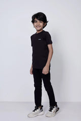 Boy's T-shirt (2-7Y) (Black)