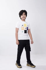 Boy's T-shirt (2-7Y) (White)
