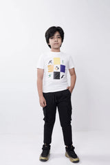 Boy's T-shirt (2-7Y) (White)