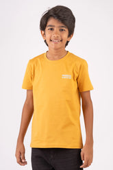 Boy's T-shirt (2-9Y) (Mustard)