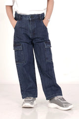 Girl's Denim Pant (8-13Y) (Dark Wash)