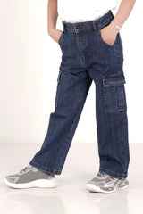 Girl's Denim Pant (8-13Y) (Dark Wash)