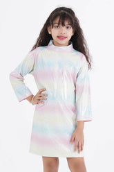 Girl's Dress (8-11Y) (Glitter Printed)