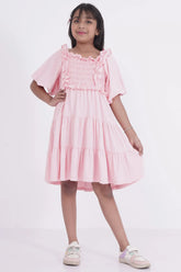 Girl's Dress (8-13Y) (Peach)