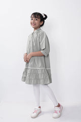 Girl's Dress (2-7Y) (Sage)