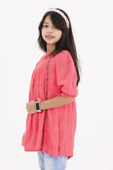 Girl's Dress (2-7Y) (Peach)