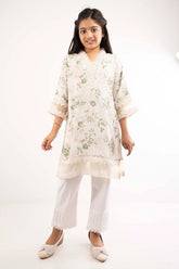 Girl's Ethnic Tops (8-13Y) (Green Printed)