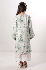 Girl's Ethnic Tops (8-13Y) (Teal Printed)