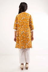 Girl's Ethnic Tops (8-13Y) (Yellow Printed)