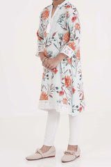 Girl's Ethnic Tops (8-13Y) (Aqua)