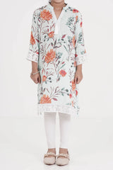 Girl's Ethnic Tops (8-13Y) (Aqua)