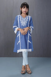 Girl's Ethnic Tops (8-13Y) (Navy)